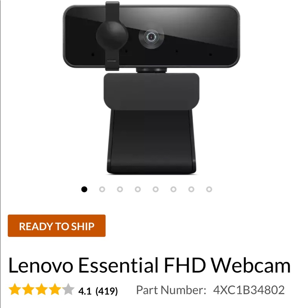 Lenovo Webcam
